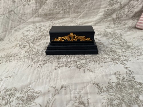 Socle bois noir - socle,