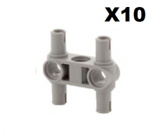 Lego ® Technic Lot 10 Connecteur New Grey Connector 3L with 4 Pins ref 48989 NEW