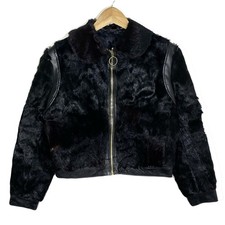 Veston Blouson Noir Chic Cuir