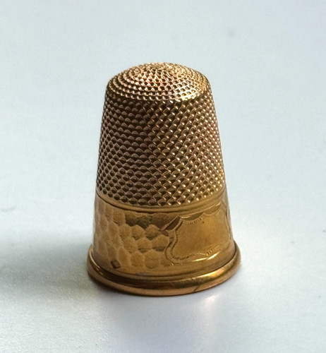 Ancien dé coudre époque - coudre,