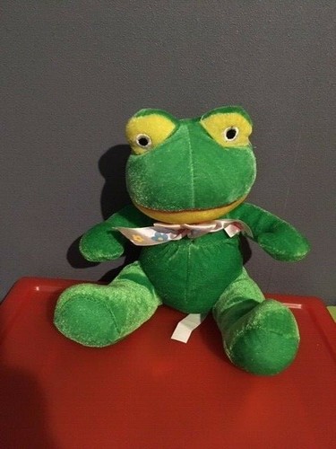 Peluche grenouille verte - peluche,