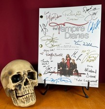 The Vampire Diaries Pilot Script Signed- Autograph Reprints- Vampires