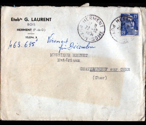 Herment scierie bois - (63),