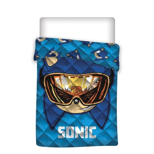 Couette imprimée sonic bleu - imprimée,