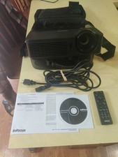  InFocus (IN122) HDMI Projector 237 Lamp Hours W/ Bag/Remote