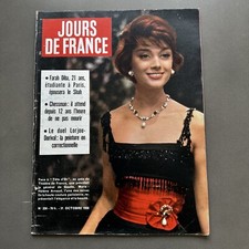 JOURS DE FRANCE N°259 de 1959- H.ARNAUD- FARAH DIBA- PRINCESSE PAOLA-MICHÈLE MER