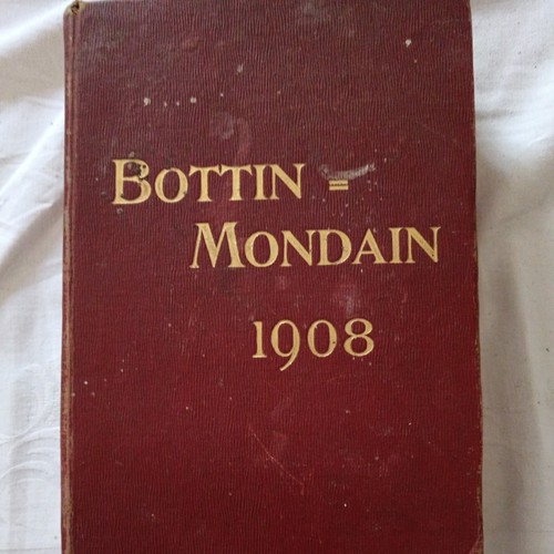 Bottin mondain 1908 annuaire - mondain,