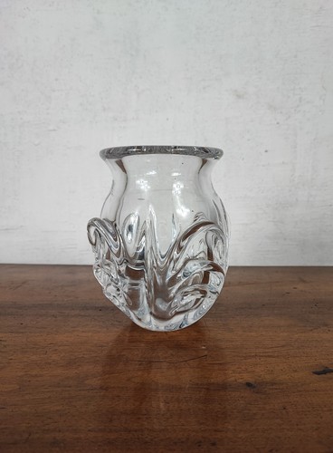 Joli vase verre décor - vase,