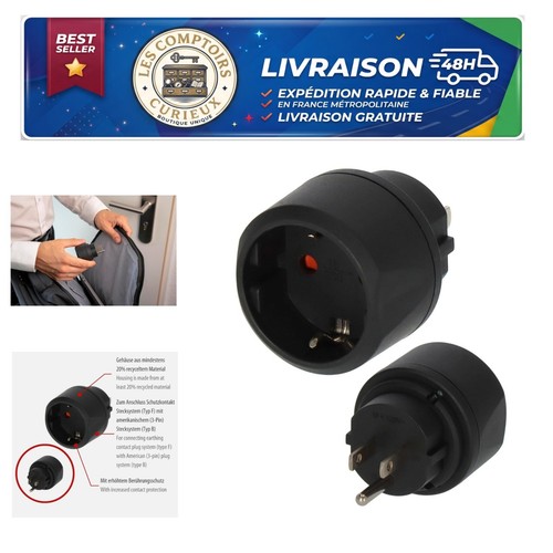 Adaptateur voyage prise - voyage,