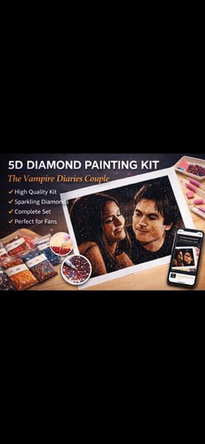 Kit diamond painting vampire - diamond,