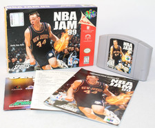 NBA Jam 99 N64 Nintendo 64 Complete CIB Very Nice w/ RARE Poster & Reg! NICE!