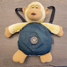 VERY CUTE KIPLING MONKEY BACKPACK PLEASANT TO THE TOUCH 15.5''  RARE***