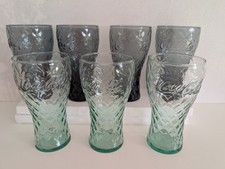 COCA-COLA  verre   motif losange Edition MC DO (bistrot, bar, publicitaire)