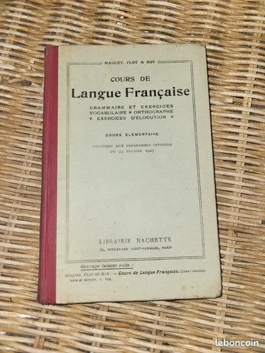 Livre ancien scolaire - , –