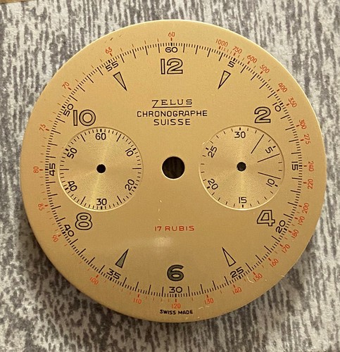 Beau cadran chronograph zelux - chronograph,