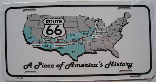 Plaque auto usa route - usa,