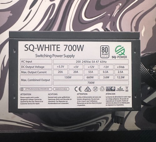 Alimentation power whitr - alimentation, pc