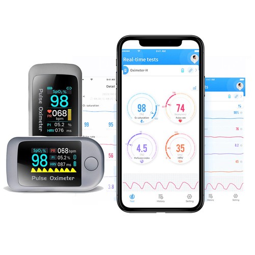 Oxymètre pouls bluetooth - oxymètre,