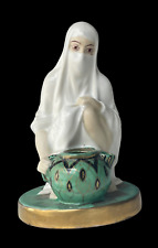 Rare Night Perfume Lamp A.L. Made in France Signed Art Deco ALADIN Lady