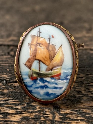 Broche ancienne limoges france - limoges,