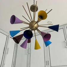 Lustre moderne 12 bras cône