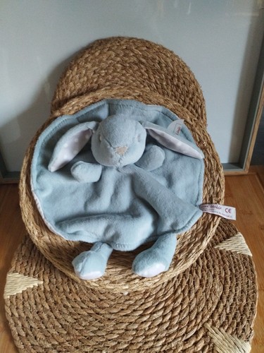 Doudou plat lapin rond - , gris