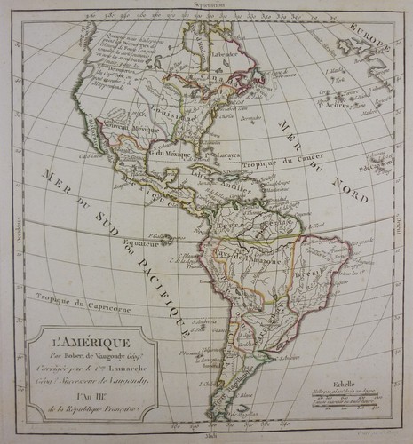 Carte ancienne amerique - amerique, /