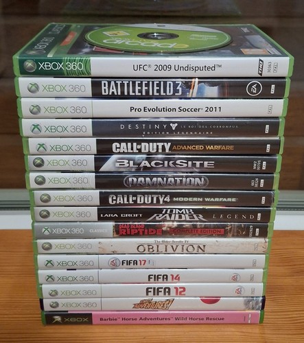 Lot jeux video xbox 360 - video,