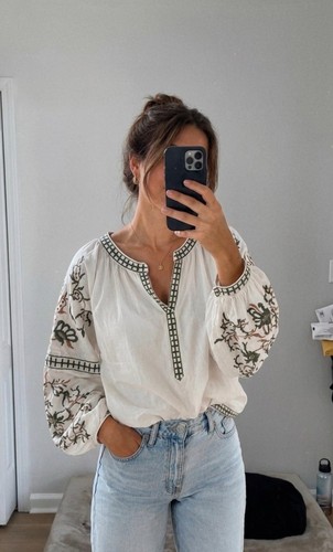 Chemise blouse blanche avec - blouse,