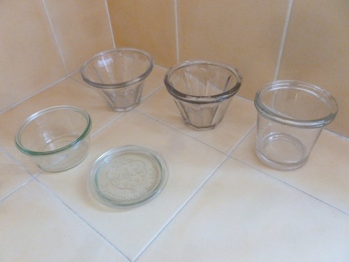 Lot trois pots - , confiture