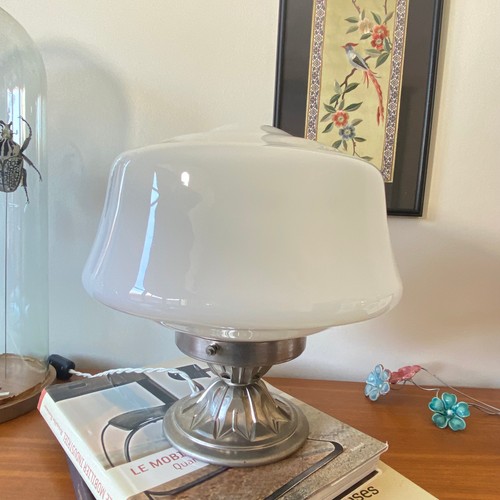 Grande lampe vintage globe - , en