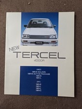 Catalogue de voitures anciennes Toyota Tercel Showa édition 61/05 en bon état