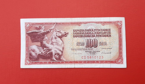 Billet yougoslavie 100 - ,,