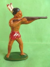 Starlux - Incas Series 53 - Pedestrian Shooter Rifle Standing (Red White Feathers) (r