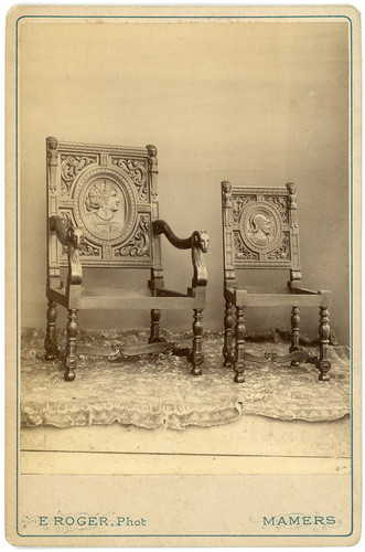 France chaises sculptées - chaises,