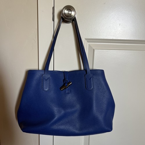 Longchamp rosea blue leather - longchamp,