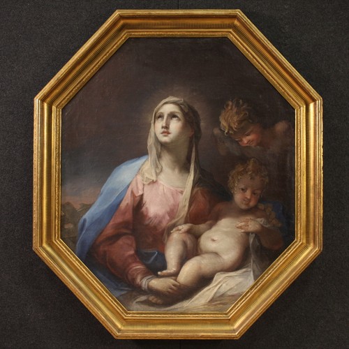 Ancien vierge avec enfant - ancien,