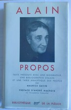 ALAIN PROPOS Collection de la