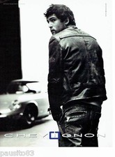 ADVERTISING ADVERTISING 126 2005 Chevignon leather jacket Nicolas Cazalé