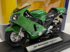 1:18 Kawasaki Ninja ZX-12R 2001 Welly Legendary bikes Diecast Moto