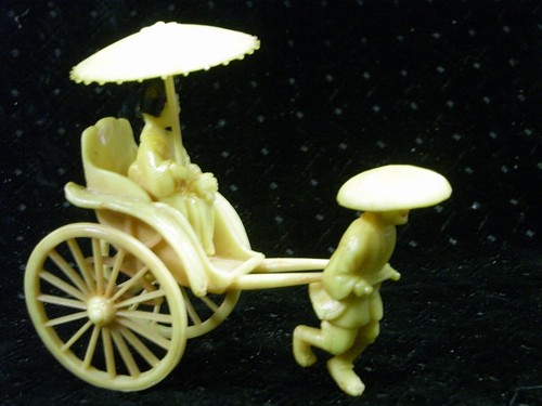 Figurine charrette - ,