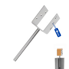 Support de poteau U Galvanisé