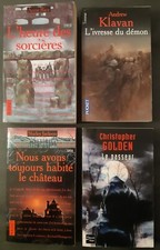 lot de 4  livres de poche pocket " terreur "