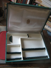 "601.10"   ECRIN COFFRET VIDE POUR MENAGERE DE 37 PIECES EN METAL ARGENTE