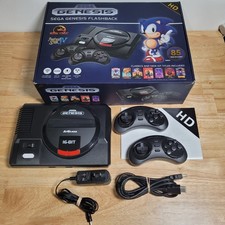 AtGames Sega Genesis Flashback 85 Built-in Games CIB Complete in Box - Tested