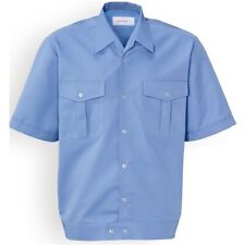Hommes Manches Courtes Chemise Sécurité Travail Habillé Pilote Police Uniforme
