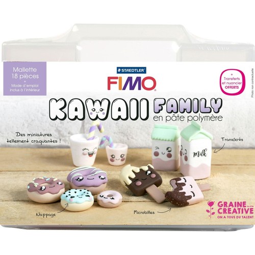 Pâte fimo coffret - fimo, kawaii