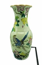 VASE CHINOIS décor oiseaux et