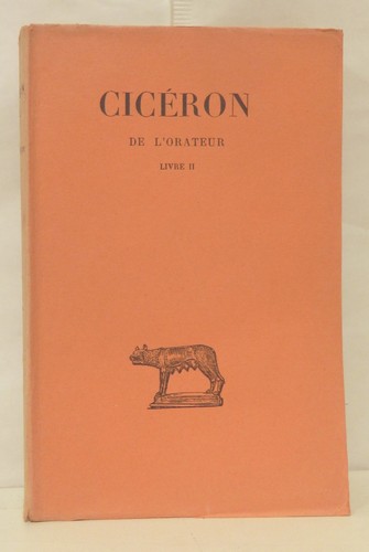 Cicéron orateur livre - cicéron., de