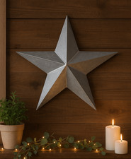 Étoile déco 50 cm en zinc